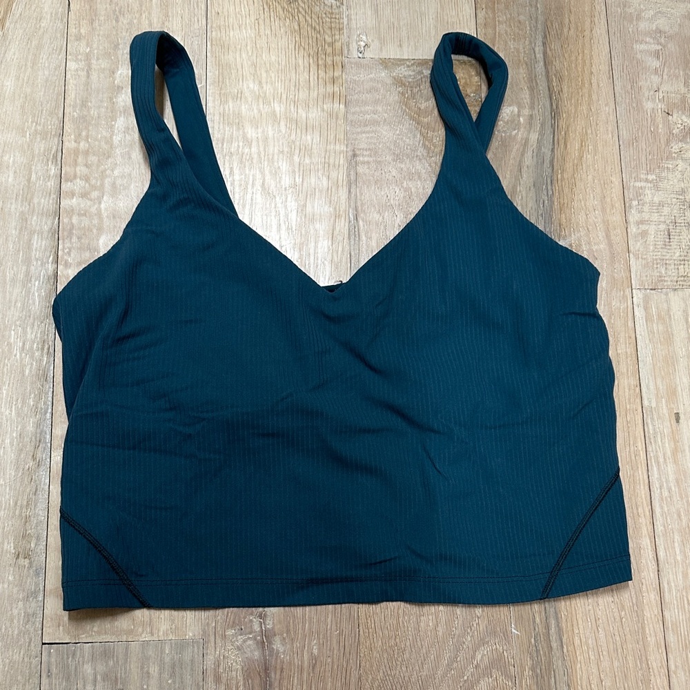 Lululemon Athletica Dark Teal Bra Top